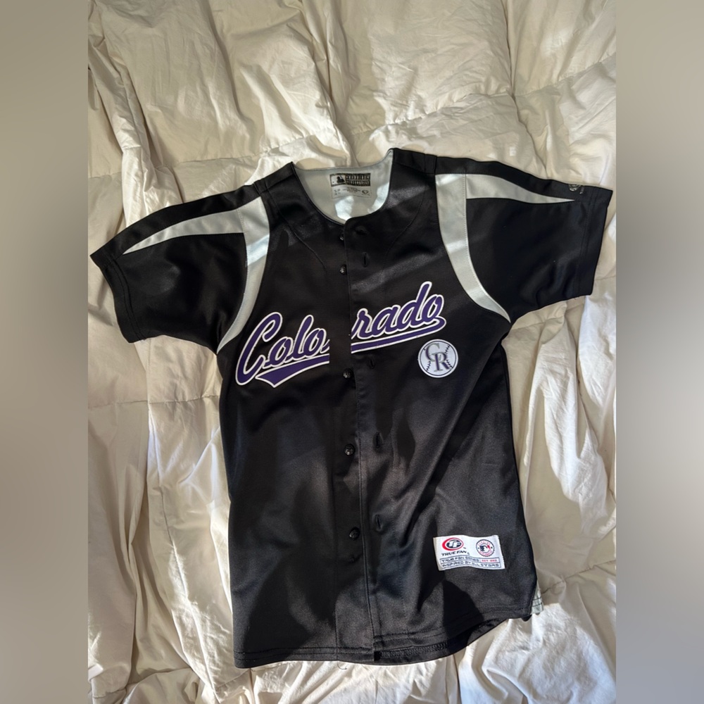 Black and White Baseball Jersey